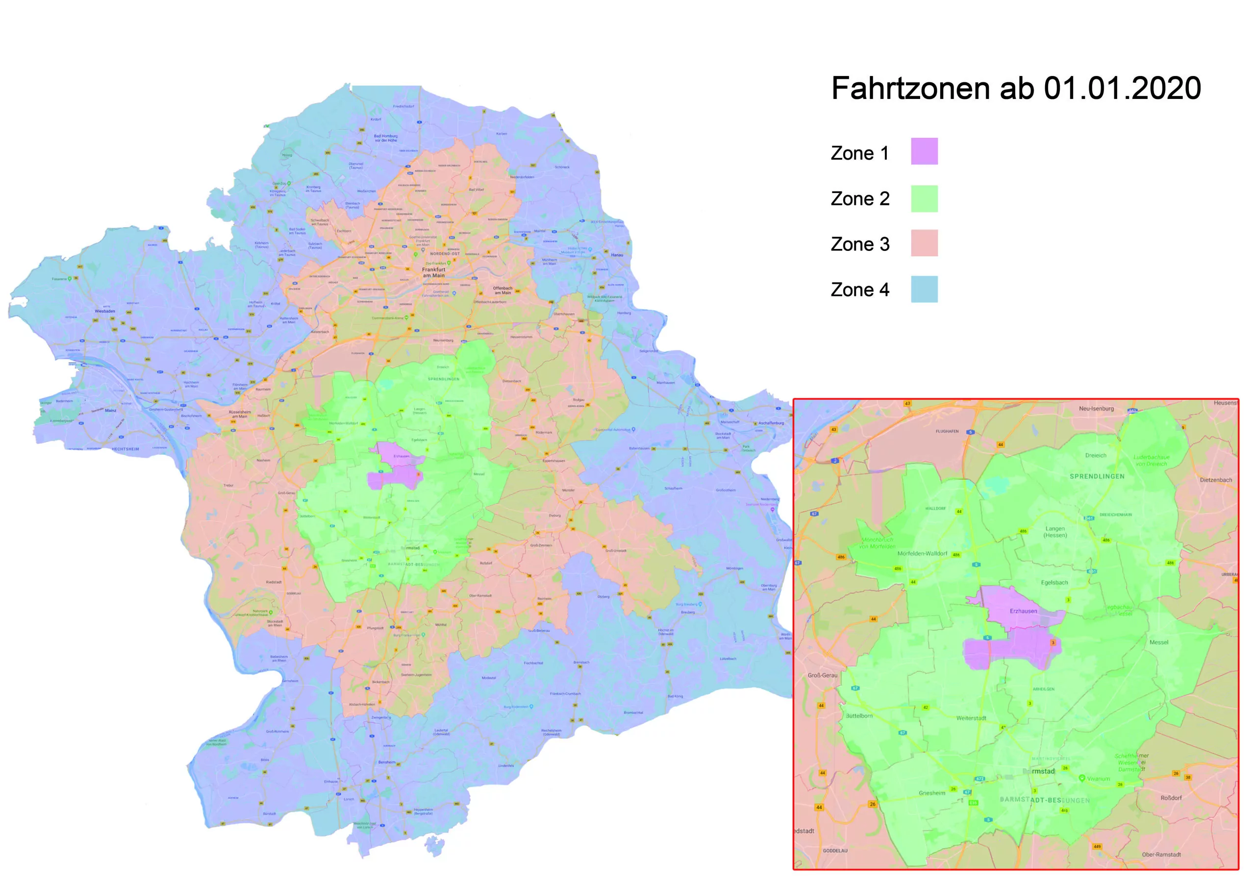 Fahrtzonen